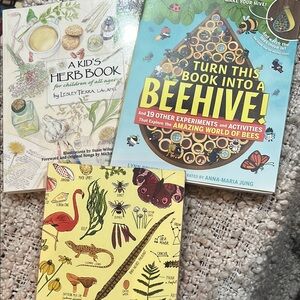 Homeschool Destash: Set of Three Educational Books, nature Studies